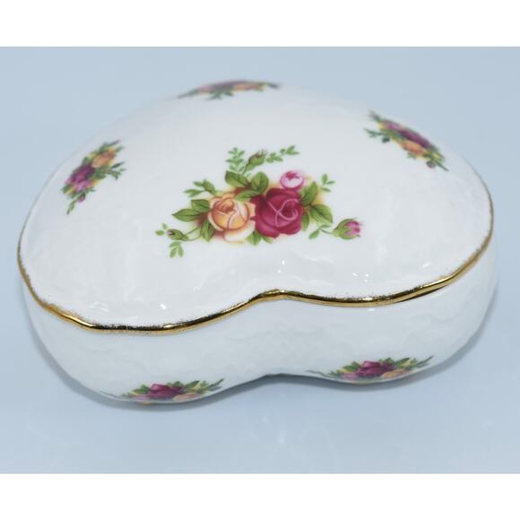 Royal Albert "Old Country Roses" Heart Shaped Trinket Candy Dish - Picture 7 of 8
